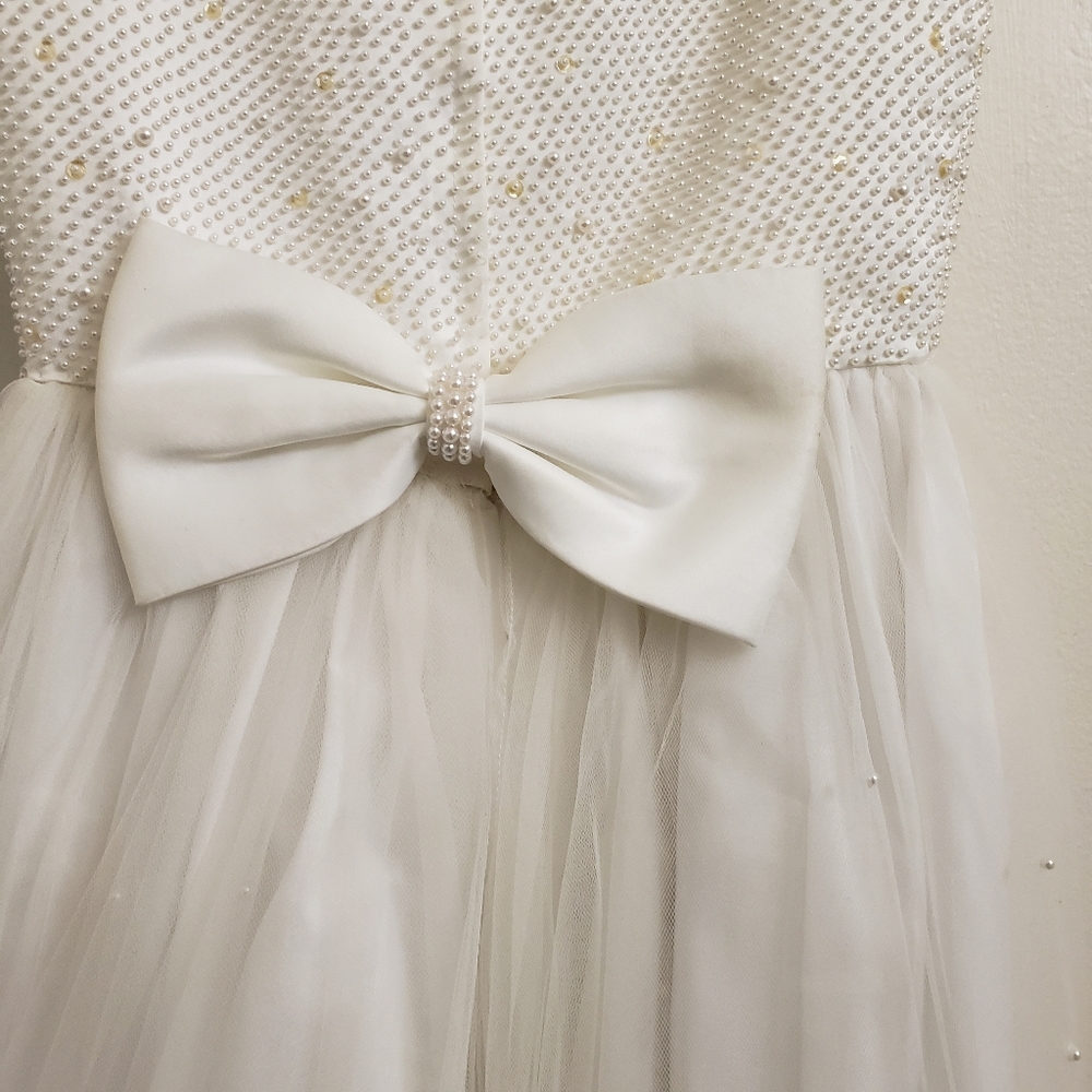 LILACS & PEARLS BEADED DRESS - Picture 7 of 16